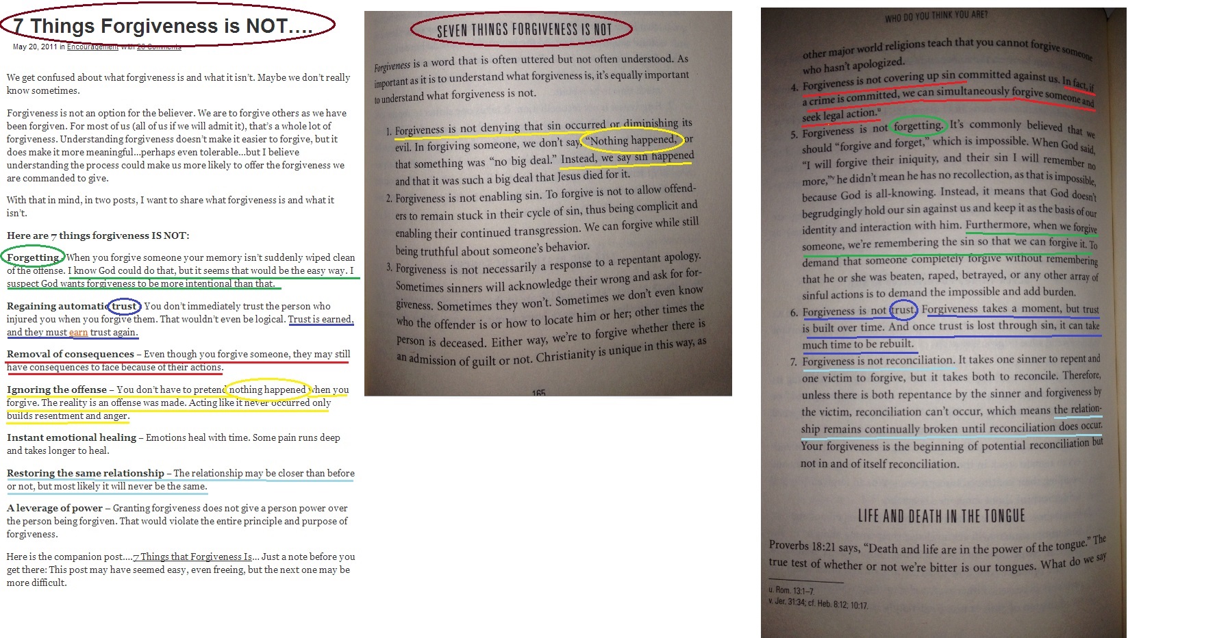 Mark Driscoll&rsquo;s 7 Things Forgiveness Is Not